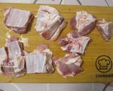 Sült 🥩 császár 🥓 cukormentes 🚫🍬 paradicsomos 🍅 káposztával 🥬💚 recept fázis 1 fotója
