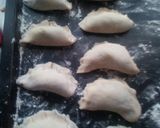 A picture of step 6 of Gyozas / Dumplings / Dim Sums / Potstickers.
