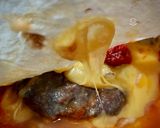 Foto del paso 8 de la receta Quesadilla burger de Halloween