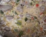 Foto del paso 3 de la receta: Hígado con arvejas a la crema