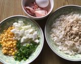 培根玉米蛋炒飯🥓🌽🥚的食譜步驟1照片