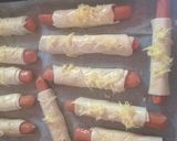 Gyors leveles tésztás virsli recept fázis 2 fotója
