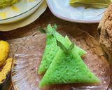 Foto langkah ke 17 dari resep Ketan Segitiga Kuah Santan.