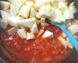 Patiszon paprikás lángoltkolbásszal🌶️ recept fázis 2 fotója