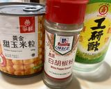 玉米粒蔥花煎蛋的食譜步驟1照片
