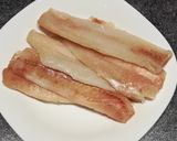 Tejszínes-kapros tőkehal színes tésztával recept fázis 1 fotója