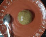 A picture of step 3 of Cashew burfi.
