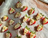 A picture of step 5 of No Bake Strawberry Dessert.