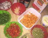 A picture of step 2 of Egg fried rice.