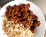 A picture of step 6 of Vegan Soy Stir-Fry with Brown Rice.