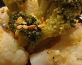 Foto del paso 4 de la receta: Verduras al Vapor con Crujiente de Maíz Tostado y Emulsión Cítrica