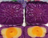 Hình bước làm 3 của món Trung thu khoai tím