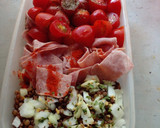 Foto del paso 7 de la receta: Ensalada de lenteja, jamón y tomate
