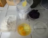 Foto langkah ke 1 dari resep Bolu Kukus Ubi Ungu Anti Gagal.