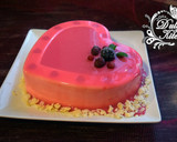 Foto del paso 18 de la receta: Cheesecake con frutos del bosque y glaseado espejo