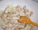 Foto langkah ke 3 dari resep Sapo Tahu Ayam Jamur.