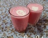 A picture of step 4 of Malai Rose Lassi.