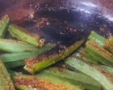 A picture of step 7 of Stuffed Masaledar Bhindi.