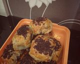 Foto langkah ke 8 dari resep Bolen pisang coklat puff pastry.