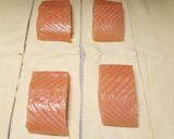 A picture of step 2 of Smoked salmon and sun-dried tomato Wellington.
