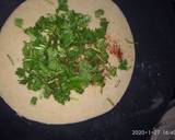 Coriander triangle Paratha recipe step 1 photo