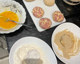Foto del paso 4 de la receta: 🇨🇿 Holandské řízky - “albóndigas” de carne y queso Checas 🇨🇿