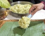 Gambar langkah 2 resipi Kuih lopes.