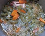 A picture of step 2 of Healthy Chicken Mixed Vegetables Soup.
