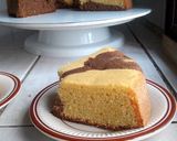 A picture of step 11 of How to make a marble pound cake.