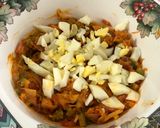 A picture of step 5 of Schezwan Mayo Egg Veg Grilled Sandwich.