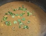 A picture of step 8 of Fast curry with singhare ka Atta.