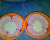 Foto langkah ke 7 dari resep Bolu Kukus Semangka Ala-Ala (1 Telur, SP, No Soda).