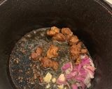 A picture of step 3 of Breakfast inspo | potatoes and beef.