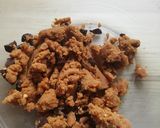 Une image de l'étape 3 de Cookies crue/vegan (beurre de cacahouète et pépites dechocolat).