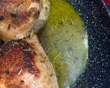 A picture of step 2 of Rosemary mushroom chicken.
