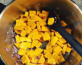 Kokos-Kürbiscremesuppe mit Curry Rezeptschritt 2 Foto
