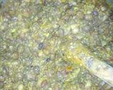A picture of step 2 of Madondo #staplefoodrecipecontest.