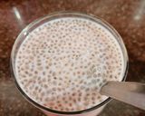 A picture of step 2 of Rose milk.