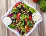 A picture of step 2 of Lettuce Salad.