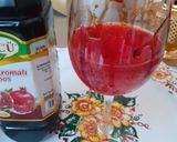 A picture of step 2 of Pomegranate spritzer alcohol free.