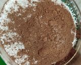 A picture of step 1 of Eggless brownie.