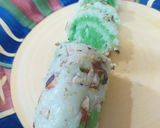 A picture of step 4 of Coconut roll methai.