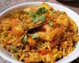 A picture of step 3 of Haddock Breyani.