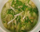 Hình bước làm 3 của món Canh mướp nấu hạt sen