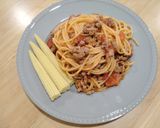 肉醬義大利麵（簡易版）的食譜步驟5照片