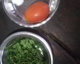 A picture of step 1 of Masala roti.
