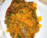 Daffen doya da leftover egusi soupmatakin girki5 hoto