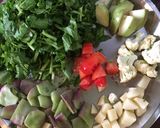 A picture of step 1 of Palong CHACHHORI / Spinach Dry Curry.