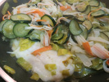 🐟Merluza con calabacín y surimi🐟