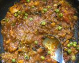A picture of step 5 of Brinjal Pav Bhaji.